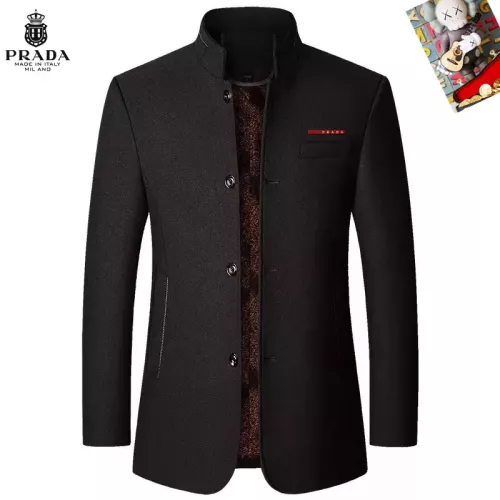 Prada Coat Long Sleeved For Men #1385449 $80.00 USD, Wholesale Replica Prada Coats