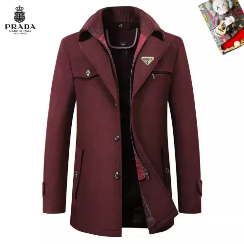 Prada Coat Long Sleeved For Men #1385451 $80.00 USD, Wholesale Replica Prada Coats