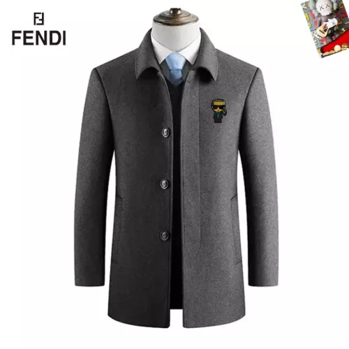 Fendi Coat Long Sleeved For Men #1385513