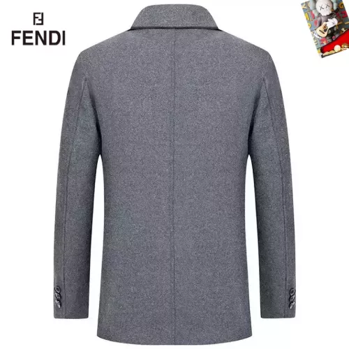 Replica Fendi Coat Long Sleeved For Men #1385513 $80.00 USD for Wholesale