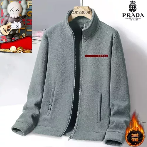 Prada Jackets Long Sleeved For Men #1385785 $64.00 USD, Wholesale Replica Prada Jackets