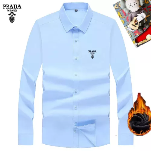Prada Shirts Long Sleeved For Unisex #1385826 $42.00 USD, Wholesale Replica Prada Shirts