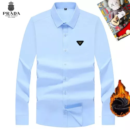 Prada Shirts Long Sleeved For Unisex #1385886 $42.00 USD, Wholesale Replica Prada Shirts
