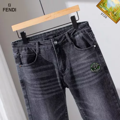 Replica Fendi Jeans For Men #1385943 $48.00 USD for Wholesale
