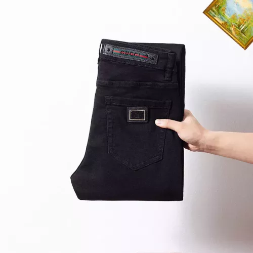 Replica Gucci Jeans For Men #1385954 $48.00 USD for Wholesale