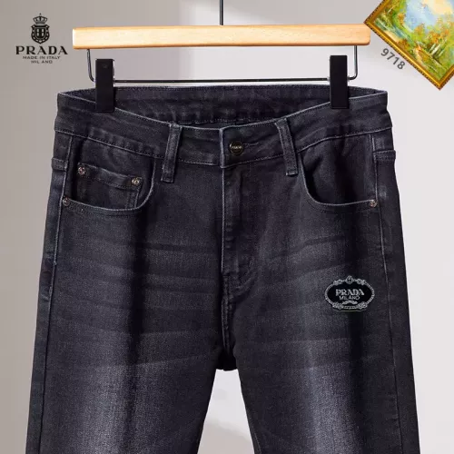 Replica Prada Jeans For Men #1385963 $48.00 USD for Wholesale