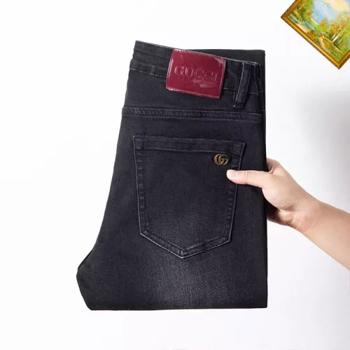 Replica Gucci Jeans For Men #1385966 $48.00 USD for Wholesale