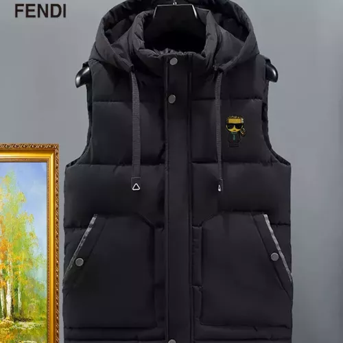 Fendi Jackets Sleeveless For Men #1386051 $56.00 USD, Wholesale Replica Fendi Jackets