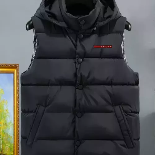Prada Jackets Sleeveless For Men #1386063 $56.00 USD, Wholesale Replica Prada Jackets