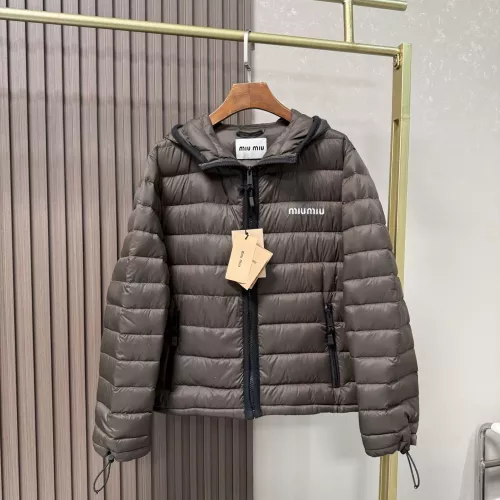 MIU MIU Down Feather Coat Long Sleeved For Women #1386142