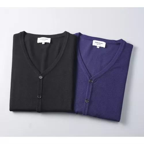 Replica Thom Browne TB Sweaters Long Sleeved For Men #1386290 $45.00 USD for Wholesale