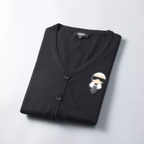 Replica Fendi Sweaters Long Sleeved For Men #1386292 $45.00 USD for Wholesale