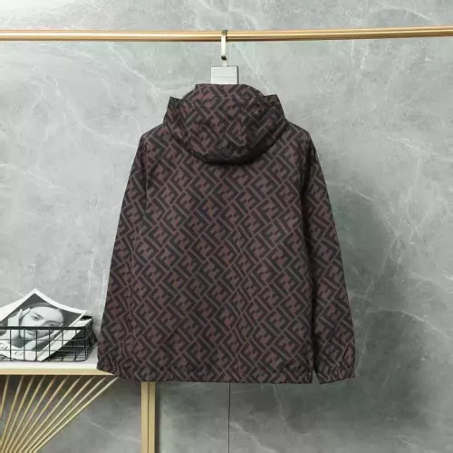 Replica Fendi Jackets Long Sleeved For Men #1386332 $56.00 USD for Wholesale