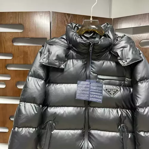 Replica Prada Down Feather Coat Long Sleeved For Men #1386359 $145.00 USD for Wholesale