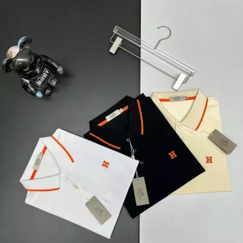 Replica Hermes T-Shirts Short Sleeved For Men #1386402 $38.00 USD for Wholesale