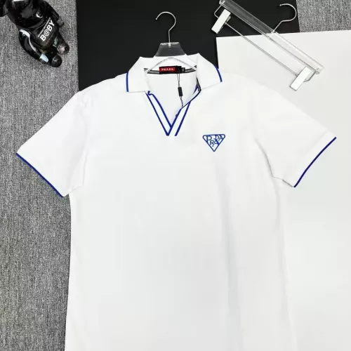 Prada T-Shirts Short Sleeved For Men #1386642 $38.00 USD, Wholesale Replica Prada T-Shirts