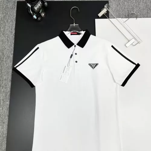 Prada T-Shirts Short Sleeved For Men #1386653 $38.00 USD, Wholesale Replica Prada T-Shirts