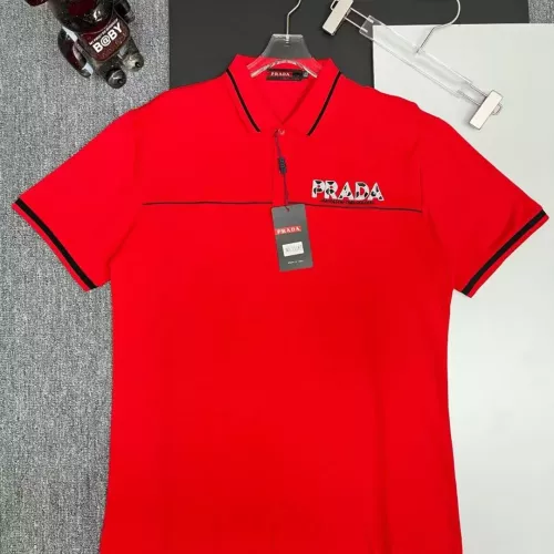 Prada T-Shirts Short Sleeved For Men #1386657 $38.00 USD, Wholesale Replica Prada T-Shirts