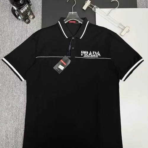 Prada T-Shirts Short Sleeved For Men #1386658 $38.00 USD, Wholesale Replica Prada T-Shirts