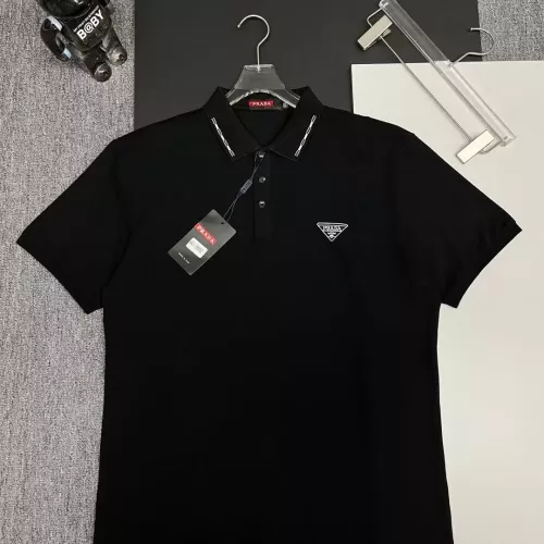 Prada T-Shirts Short Sleeved For Men #1386666 $38.00 USD, Wholesale Replica Prada T-Shirts