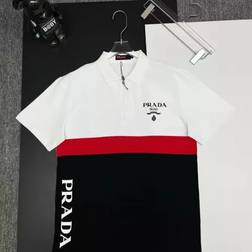 Prada T-Shirts Short Sleeved For Men #1386668 $38.00 USD, Wholesale Replica Prada T-Shirts