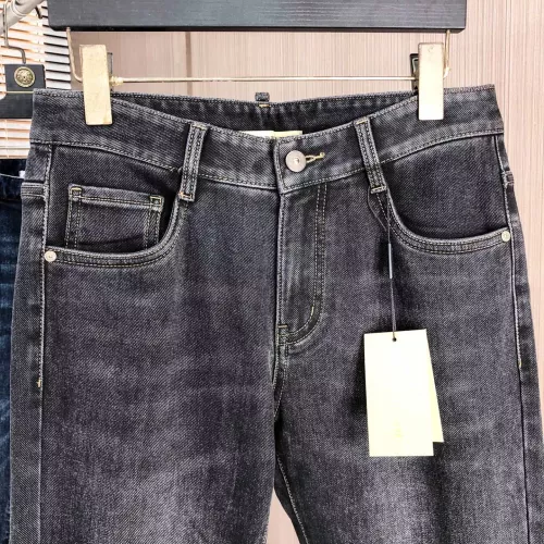 Replica Burberry Jeans For Men #1386835 $80.00 USD for Wholesale
