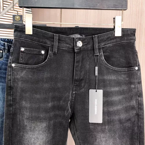 Replica Dolce & Gabbana D&G Jeans For Men #1386845 $80.00 USD for Wholesale