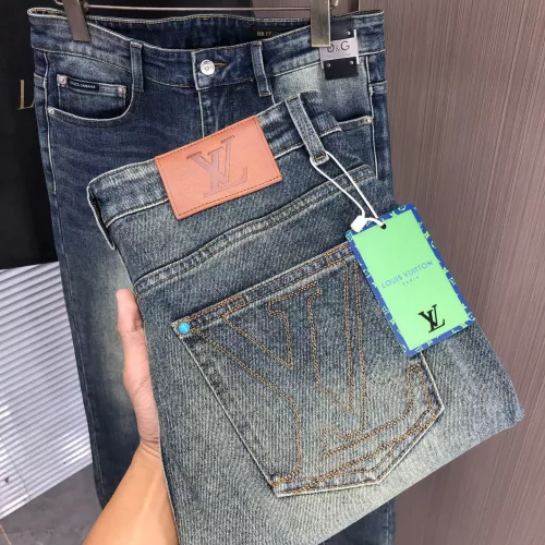 Louis Vuitton LV Jeans For Men #1386930 $80.00 USD, Wholesale Replica Louis Vuitton LV Jeans
