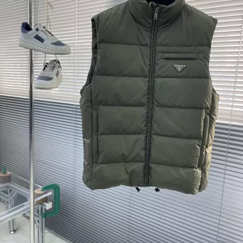 Prada Down Feather Coat Sleeveless For Men #1386948 $155.00 USD, Wholesale Replica Prada Down Feather Coat