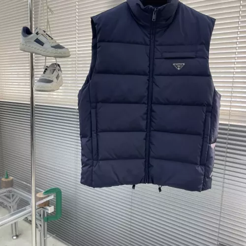 Prada Down Feather Coat Sleeveless For Men #1386949 $155.00 USD, Wholesale Replica Prada Down Feather Coat