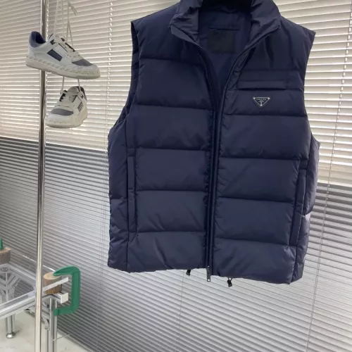 Replica Prada Down Feather Coat Sleeveless For Men #1386949 $155.00 USD for Wholesale