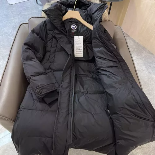Replica Canada Goose Down Feather Coat Long Sleeved For Women #1387256 $257.85 USD for Wholesale