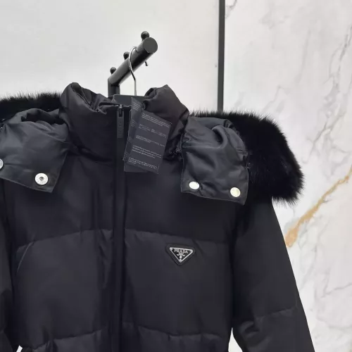 Replica Prada Down Feather Coat Long Sleeved For Women #1387261 $261.16 USD for Wholesale