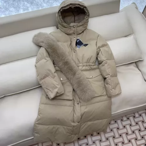 Replica Prada Down Feather Coat Long Sleeved For Women #1387263 $323.97 USD for Wholesale