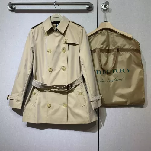 Burberry Trench Coat Long Sleeved For Women #1387265 $162.00 USD, Wholesale Replica Burberry Trench Coat