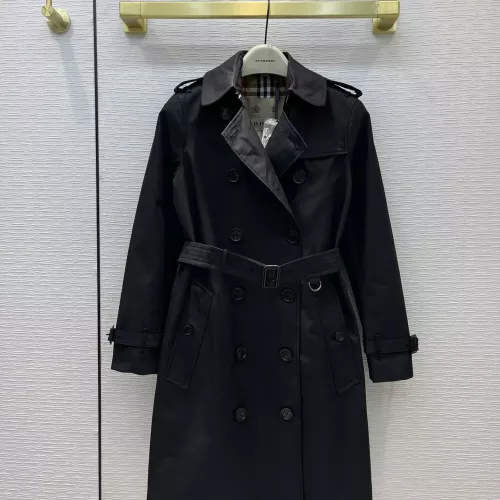 Burberry Trench Coat Long Sleeved For Women #1387276 $162.00 USD, Wholesale Replica Burberry Trench Coat