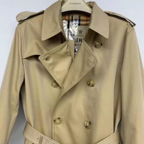 Replica Burberry Trench Coat Long Sleeved For Men #1387279 $185.00 USD for Wholesale