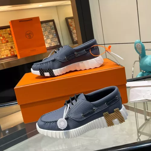 Replica Hermes Casual Shoes For Men #1387474 $115.00 USD for Wholesale