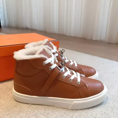 Replica Hermes High Tops Shoes For Men #1387548 $145.00 USD for Wholesale