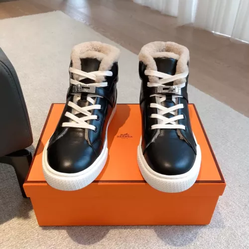 Replica Hermes High Tops Shoes For Men #1387552 $145.00 USD for Wholesale