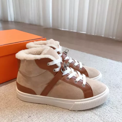 Replica Hermes High Tops Shoes For Men #1387554 $145.00 USD for Wholesale