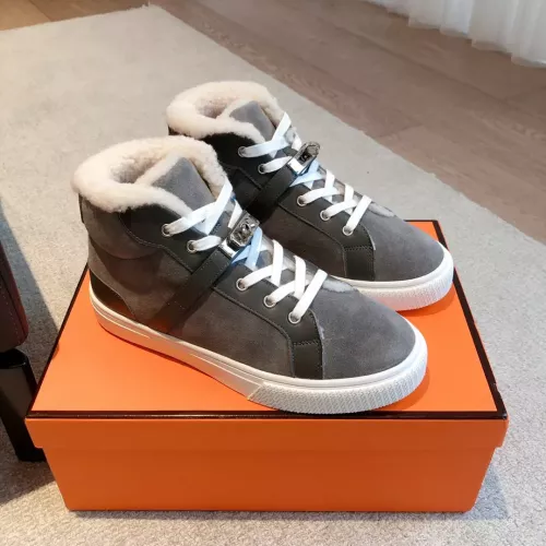 Replica Hermes High Tops Shoes For Women #1387557 $145.00 USD for Wholesale