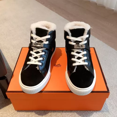 Replica Hermes High Tops Shoes For Men #1387560 $145.00 USD for Wholesale