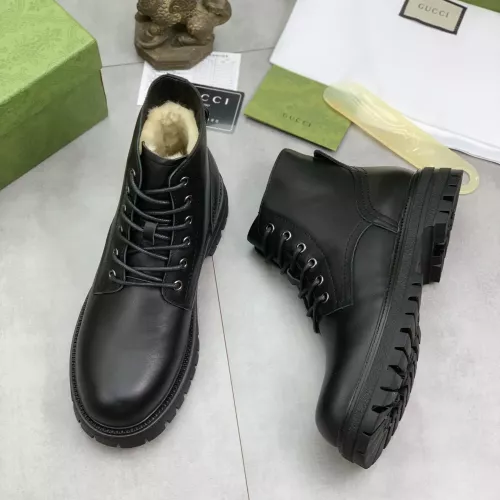 Replica Gucci Boots For Men #1387626 $105.00 USD for Wholesale