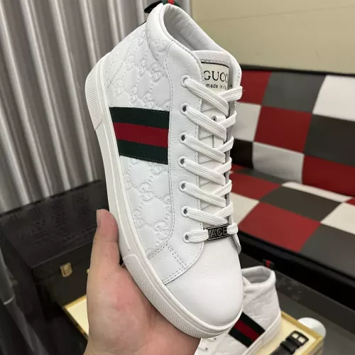 Replica Gucci High Tops Shoes For Men #1387722 $88.00 USD for Wholesale
