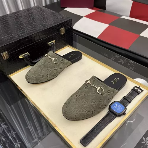 Replica Gucci Slippers For Men #1387840 $92.00 USD for Wholesale