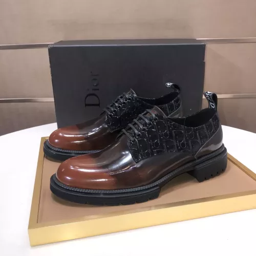 Christian Dior Leather Shoes For Men #1387862 $128.00 USD, Wholesale Replica Christian Dior Leather Shoes