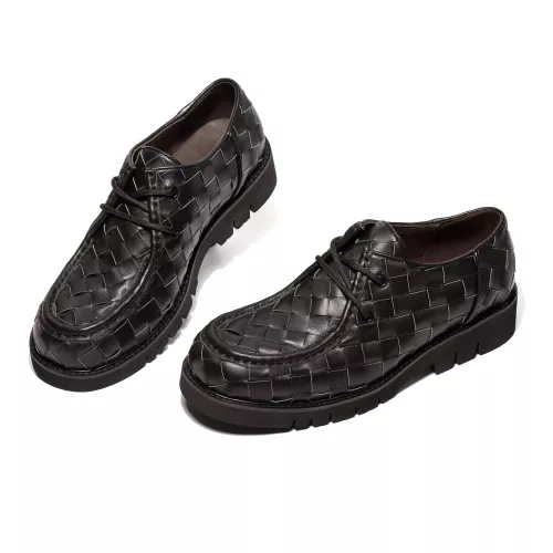 Bottega Veneta BV Leather Shoes For Men #1387968 $145.00 USD, Wholesale Replica Bottega Veneta BV Leather Shoes
