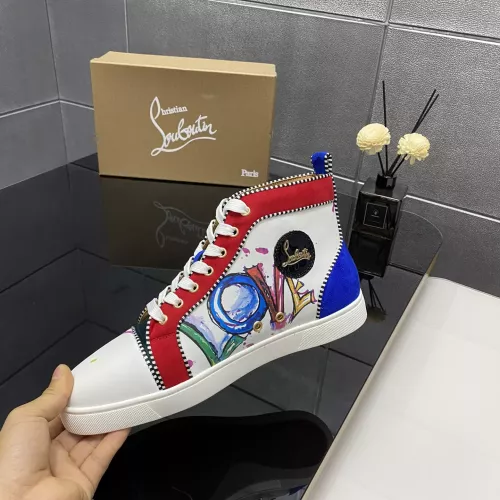 Replica Christian Louboutin High Top Shoes For Women #1388055 $100.00 USD for Wholesale
