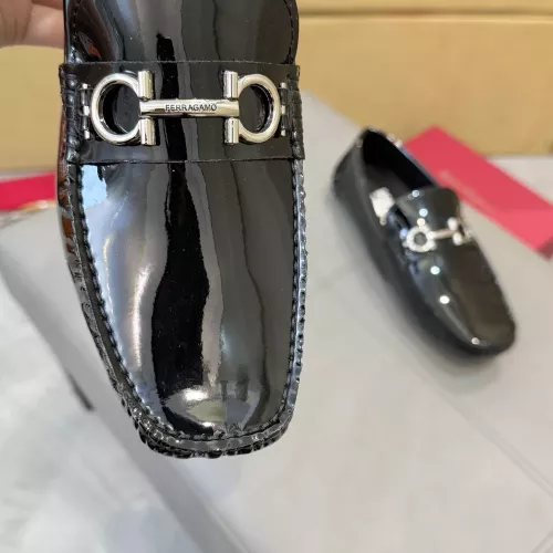 Replica Salvatore Ferragamo Leather Shoes For Men #1388083 $96.00 USD for Wholesale